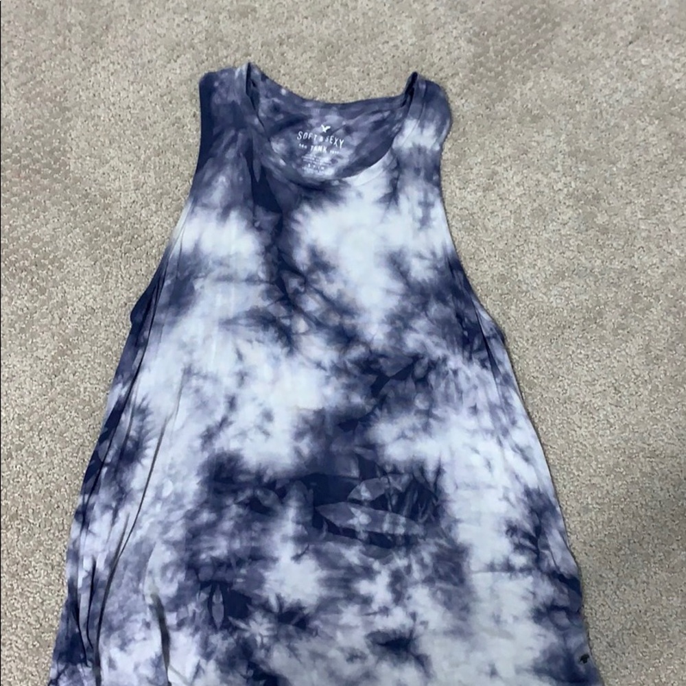 american eagle tye-dye tank top